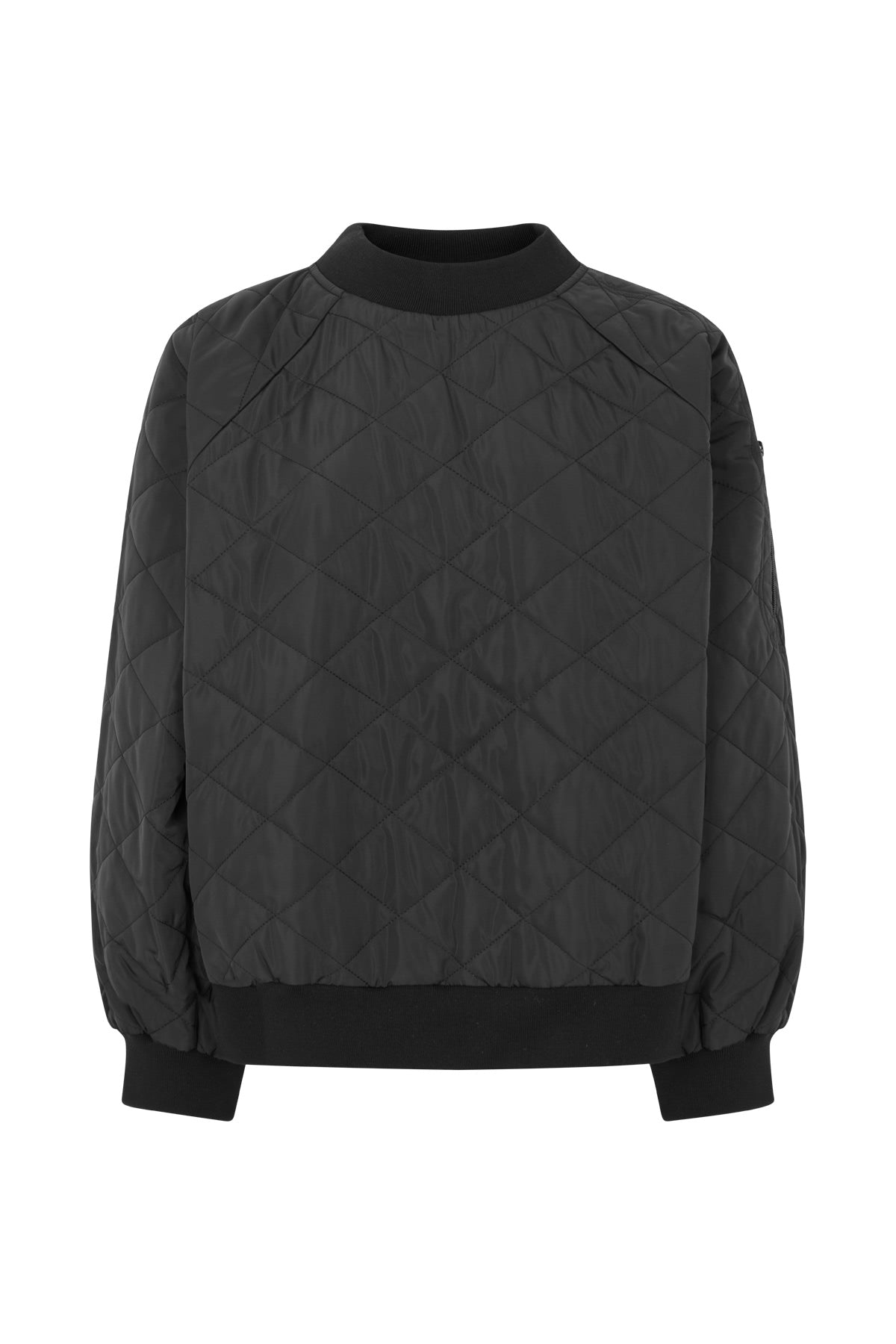 Padme - Tech quilt top I Black Black XS/S 4 - Rabens Saloner
