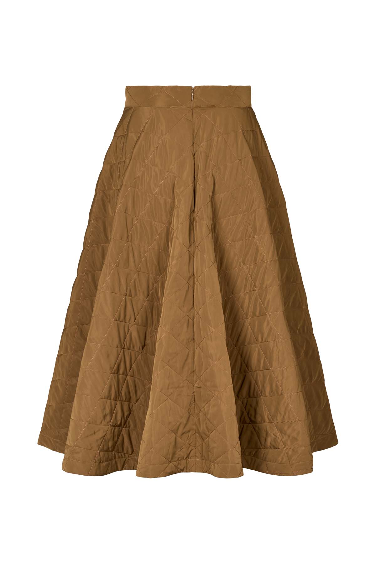 Bisharo - Tech quilt full skirt I Chestnut 6 - Rabens Saloner