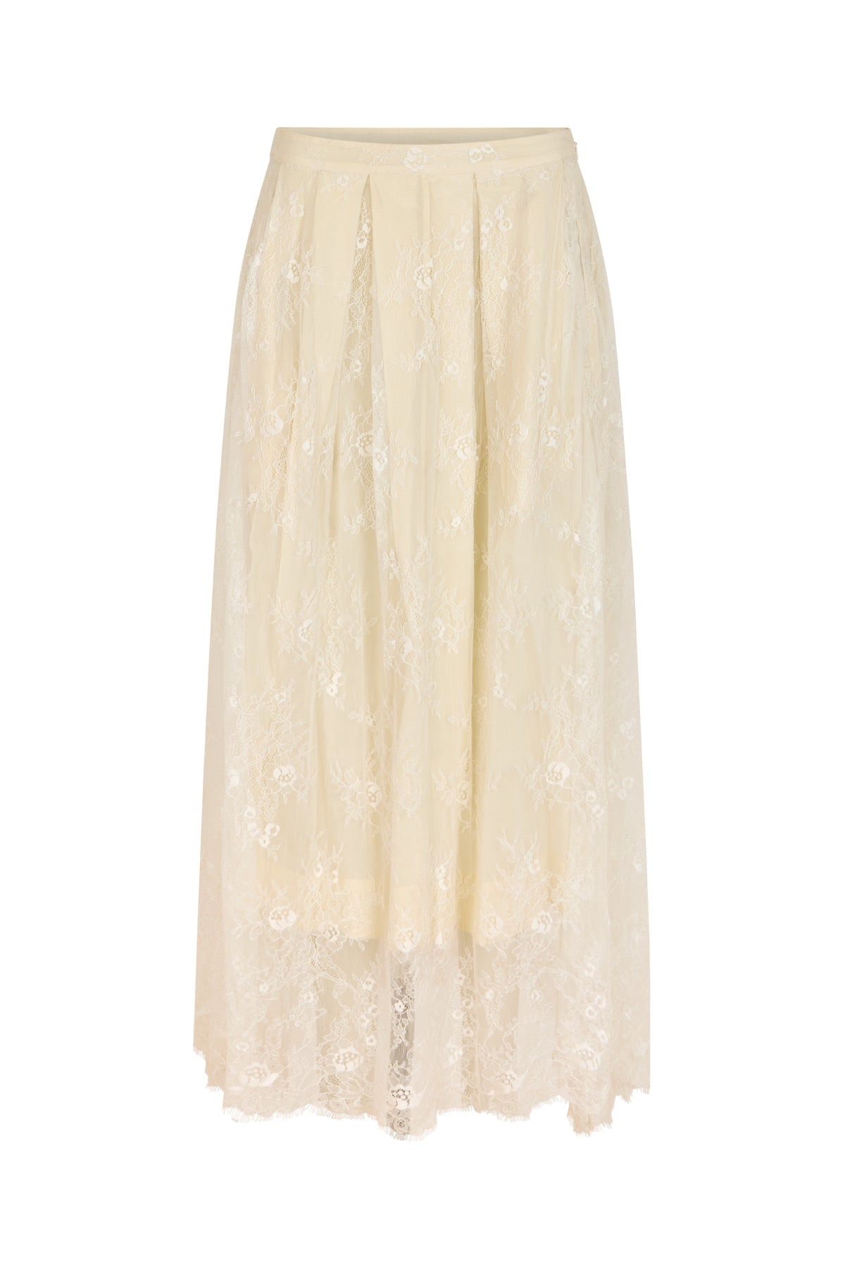 Monette - Laced multi layer skirt I Off white Off white XS 4 - Rabens Saloner