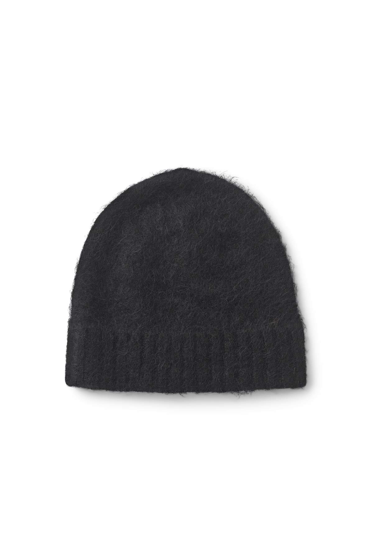 Majda - Fluffy knit hat I Black 1 - Rabens Saloner