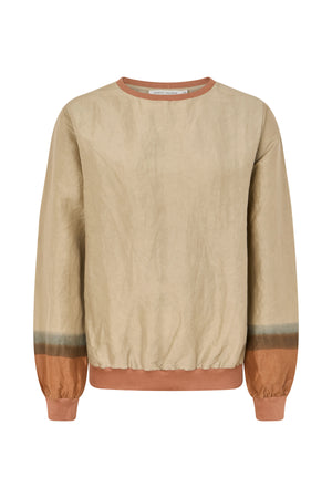 Ommi - Horizon sweat top I Silver/rust Silver/rust XS 4 - Rabens Saloner