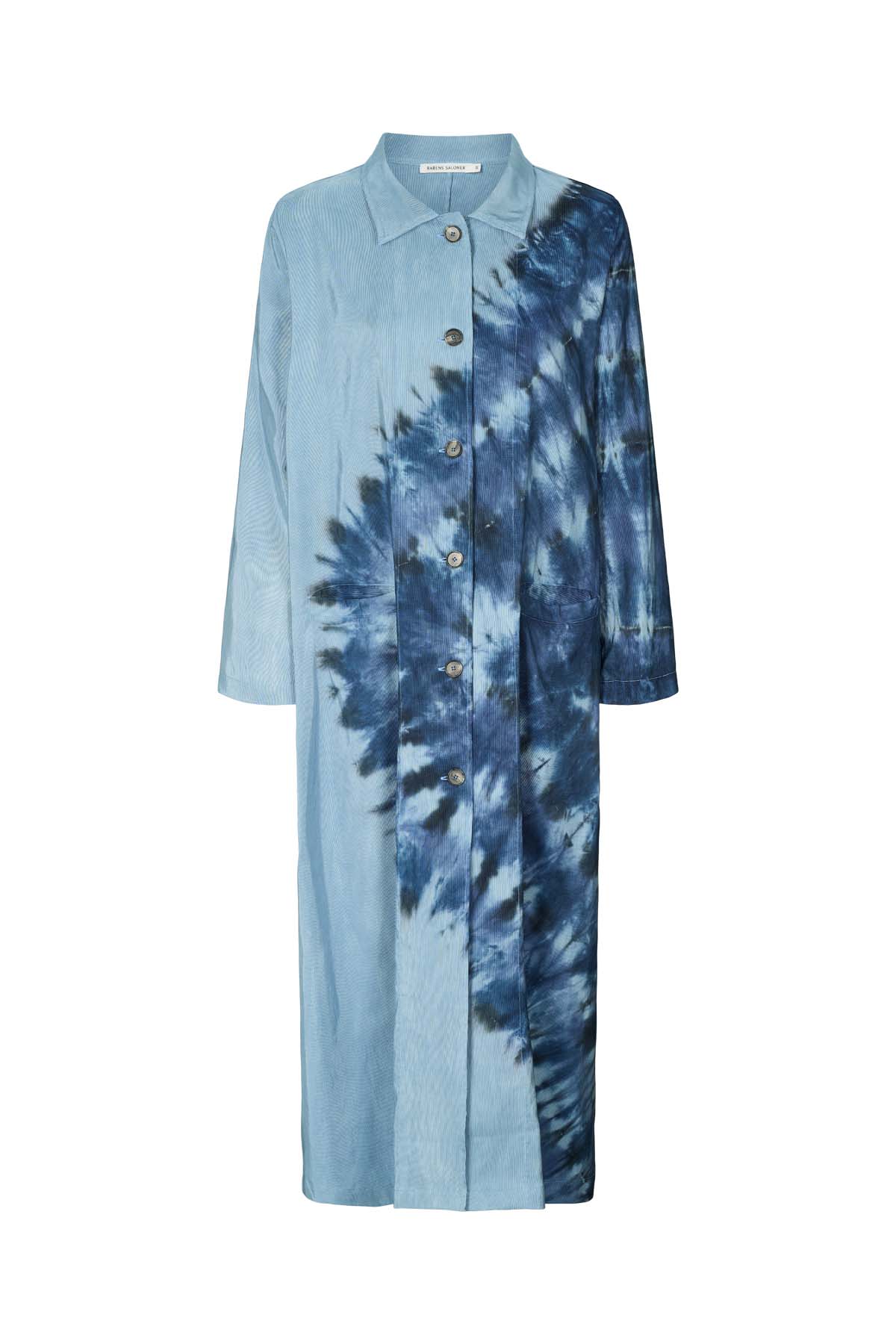 Celine - Lava long coat I Blue combo 5 - Rabens Saloner