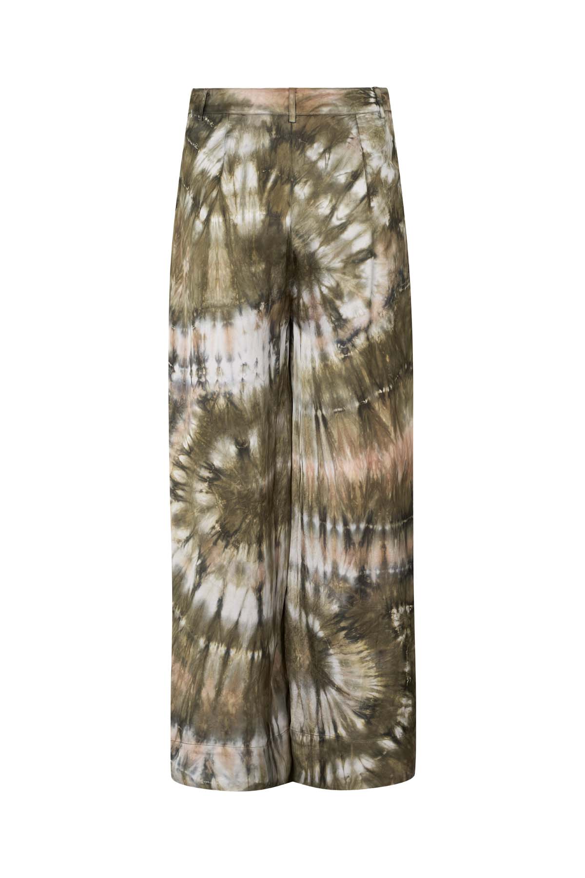 Briana - Lava pleat wide pants I Rust combo 6 - Rabens Saloner
