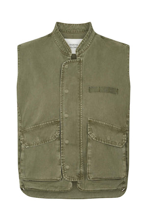 Beena - Canvas vest I Washed sage Washed sage XS/S 4 - Rabens Saloner