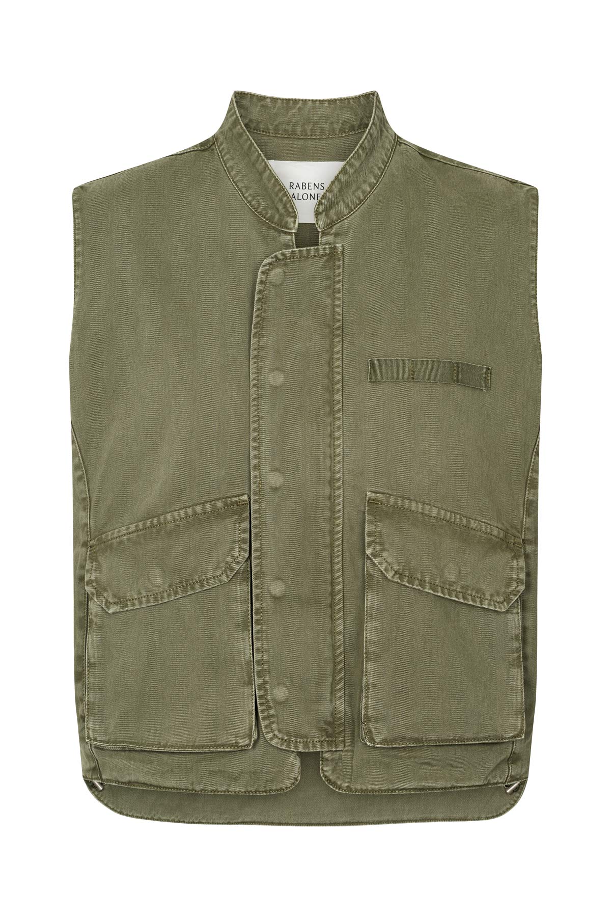 Beena - Canvas vest I Washed sage Washed sage XS/S 4 - Rabens Saloner