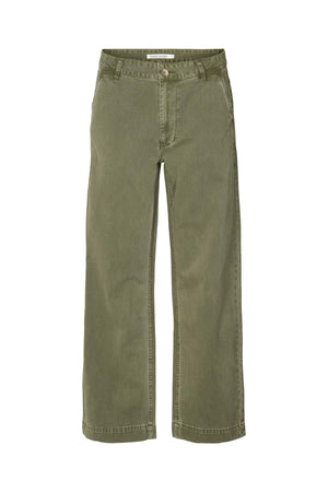Sabina - Canvas pants I Washed sage Washed sage XS 3 - Rabens Saloner