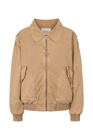 Ezmira - Canvas padded bomber I Washed tobacco Washed tobacco XS 4 - Rabens Saloner