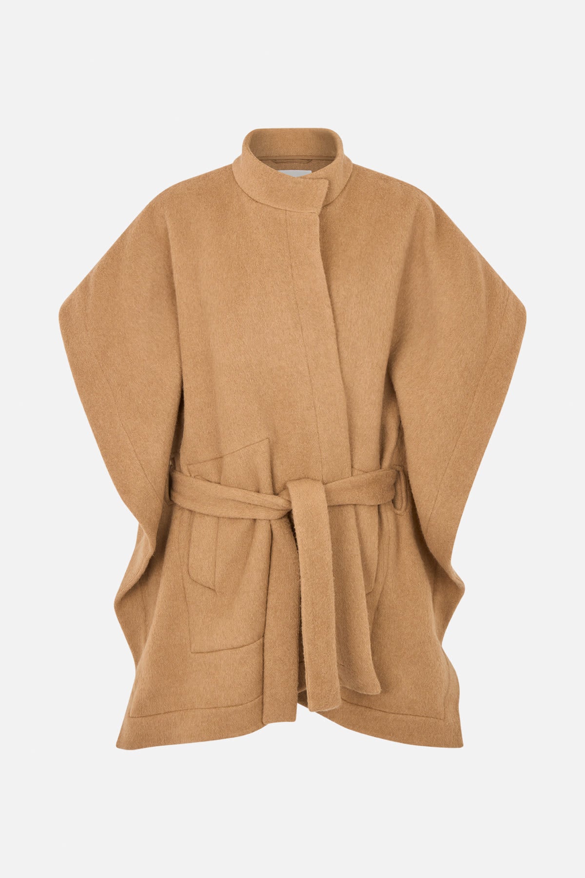 Tania - Wooly cape I Camel Camel XS 1 - Rabens Saloner