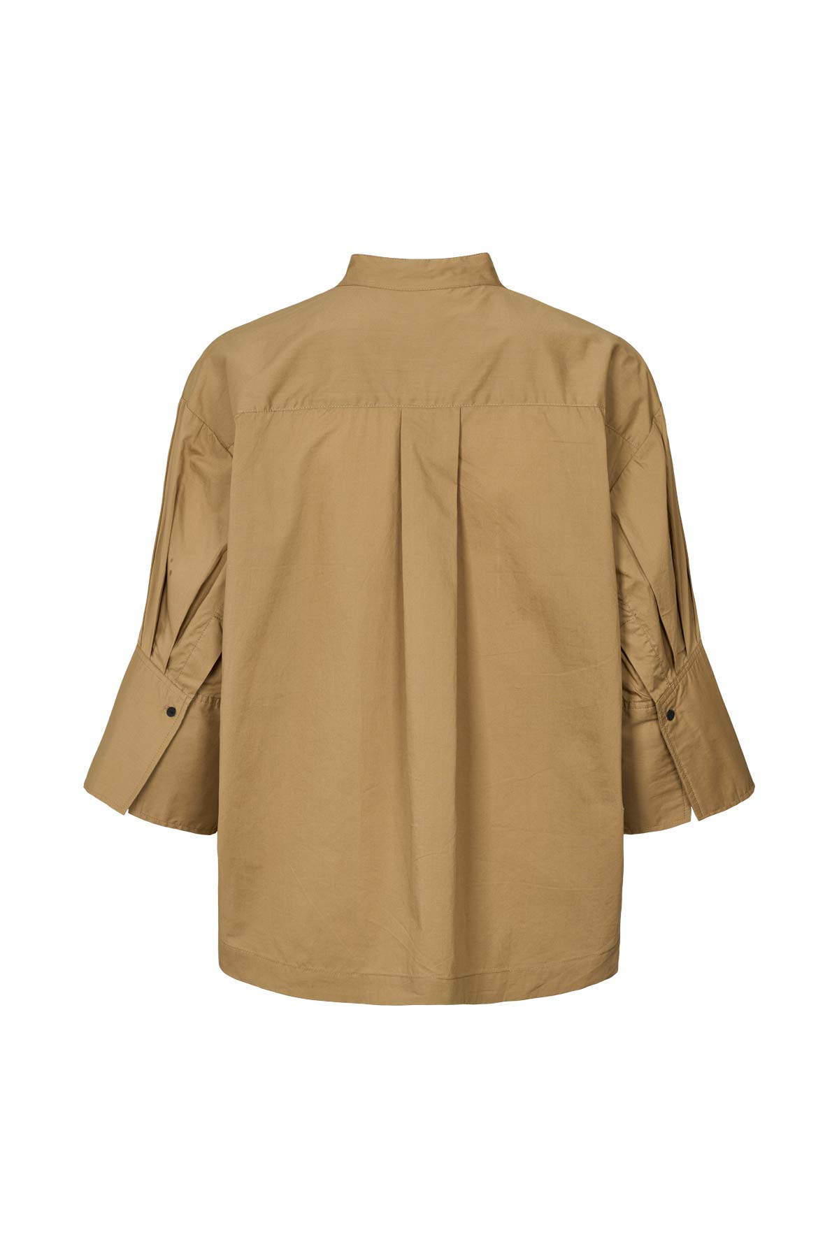 Seval - Poplin boxy shirt I Havanna brown 5 - Rabens Saloner