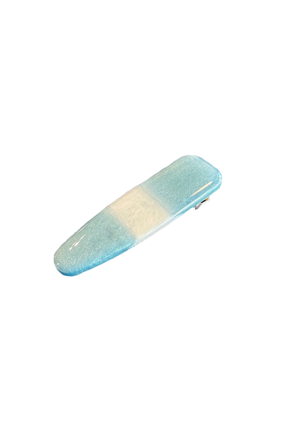 Hair Clip - Zia I Light Blue Stripe 1 - Rabens Saloner