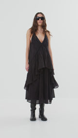 Shakira - Multi layer dress I Black