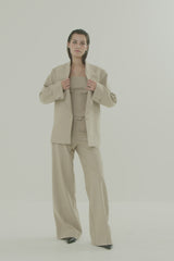 Julla - Easy tailoring pant I Biscuit