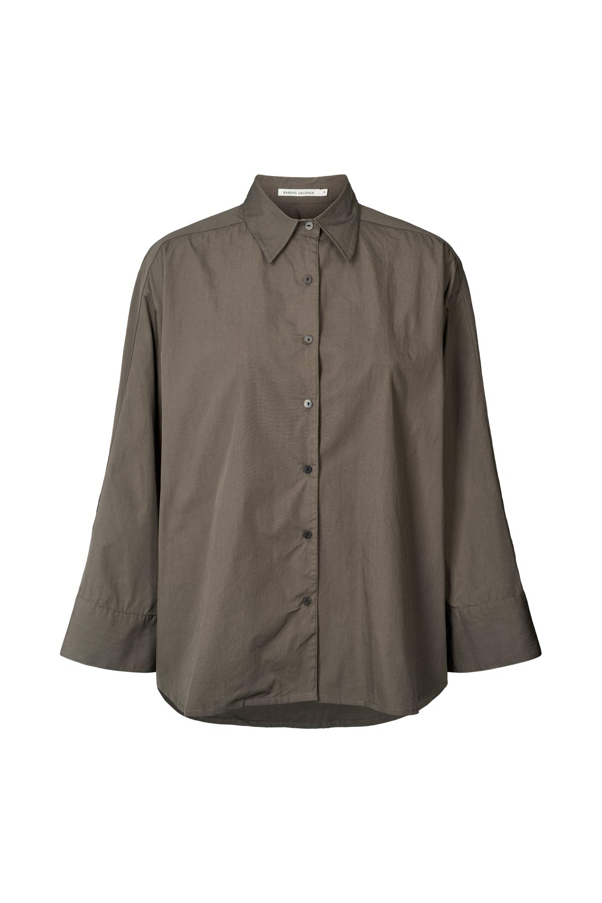 Chloe - Poplin full shirt I Pirate black Pirate black XS 1 - Rabens Saloner