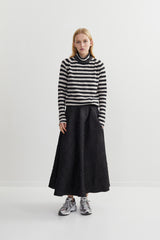 Full skirt - Taffeta jacquard full skirt