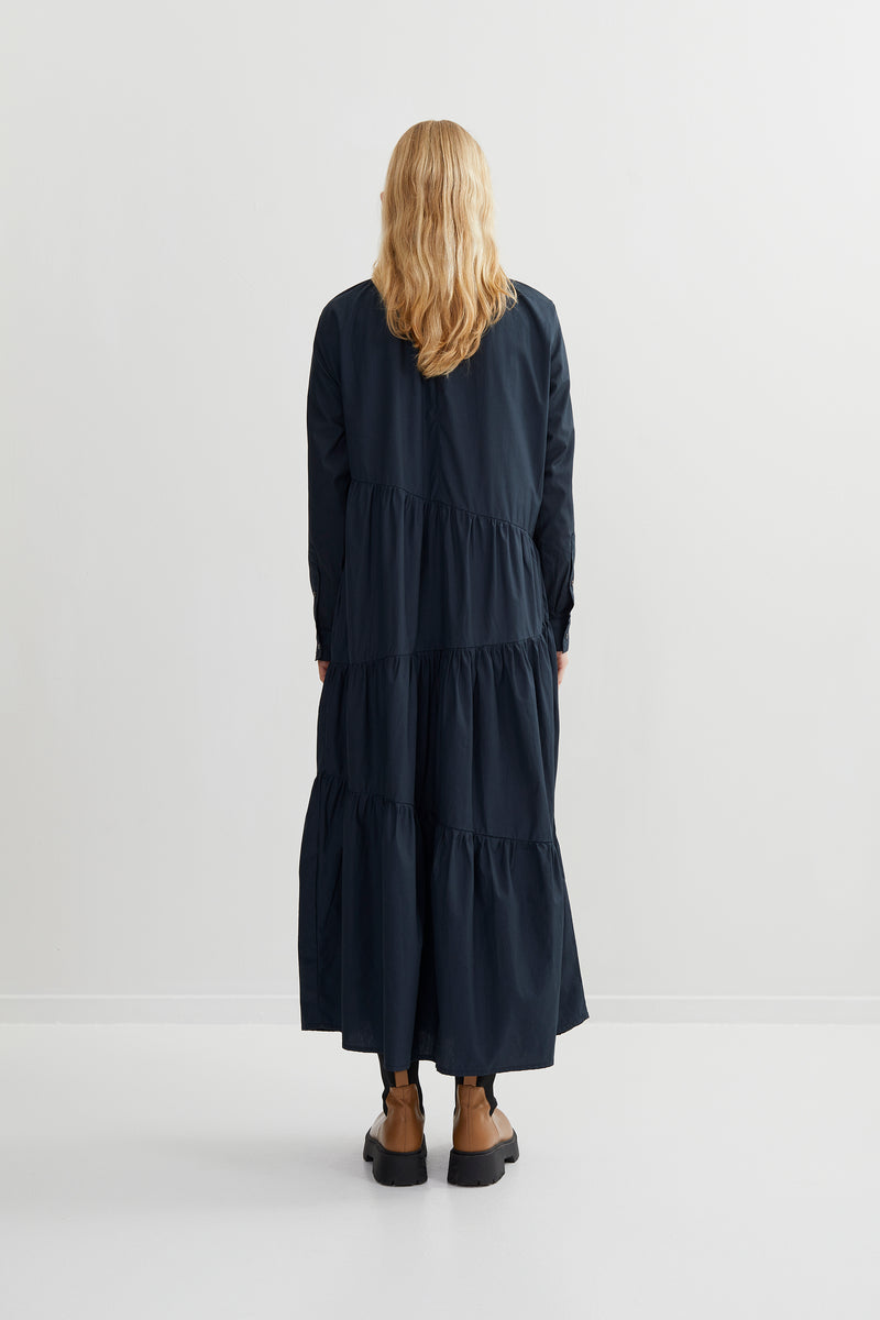 Lue - Angled gather dress