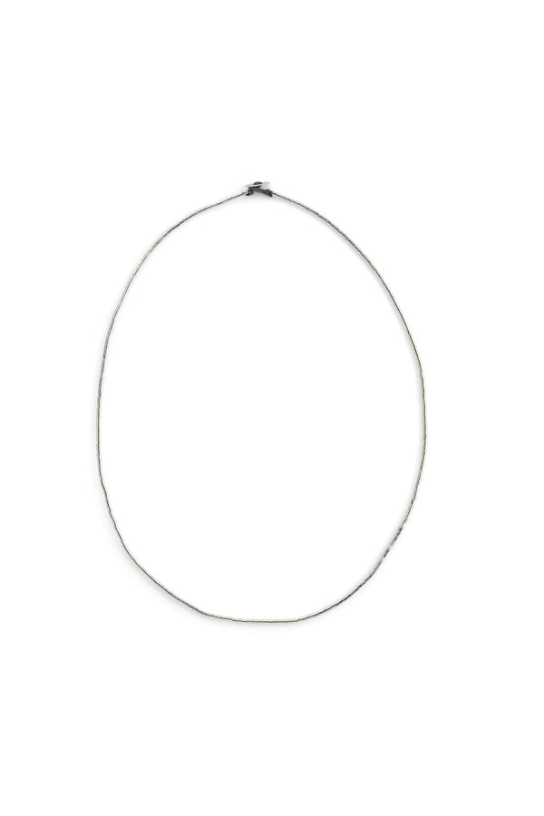 Nafsu - Tube bead silver necklace I 60 cm    2 - Rabens Saloner