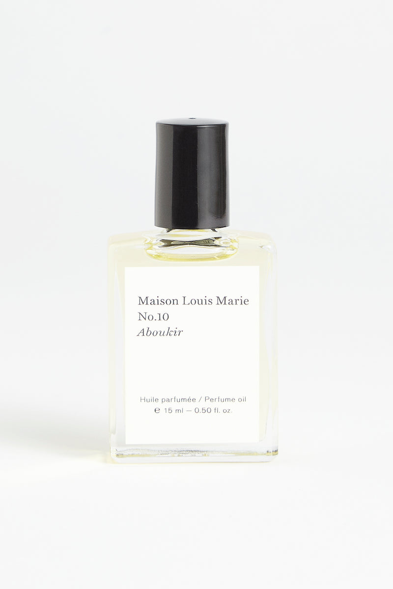 MAISON LOUIS MARIE - No. 10 Aboukir Perfume oil