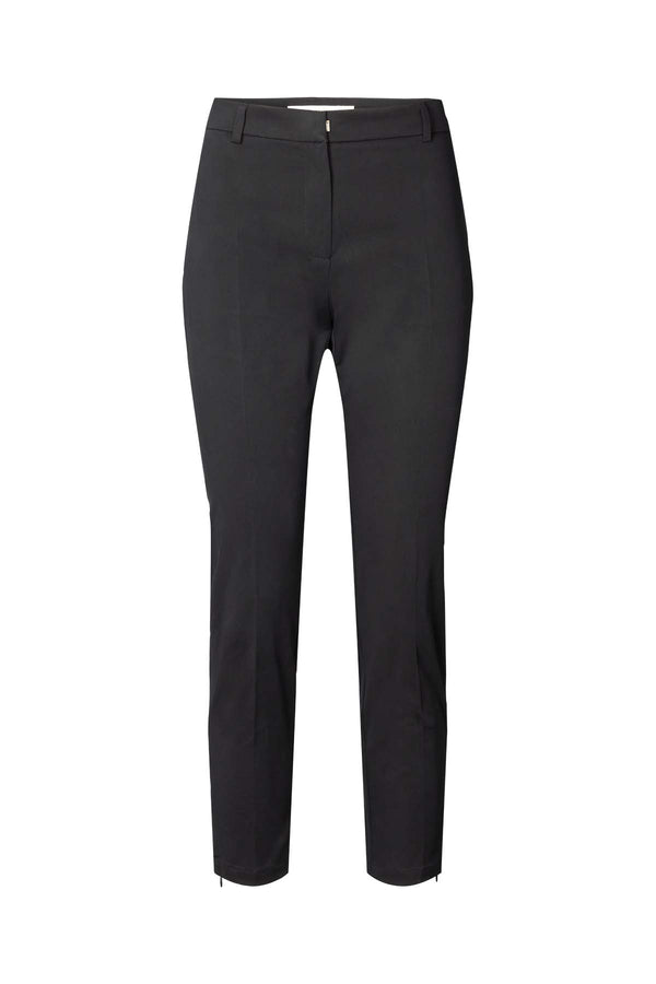 Nina - Canopy relaxed fit pant I Black Black XS  1 - Rabens Saloner