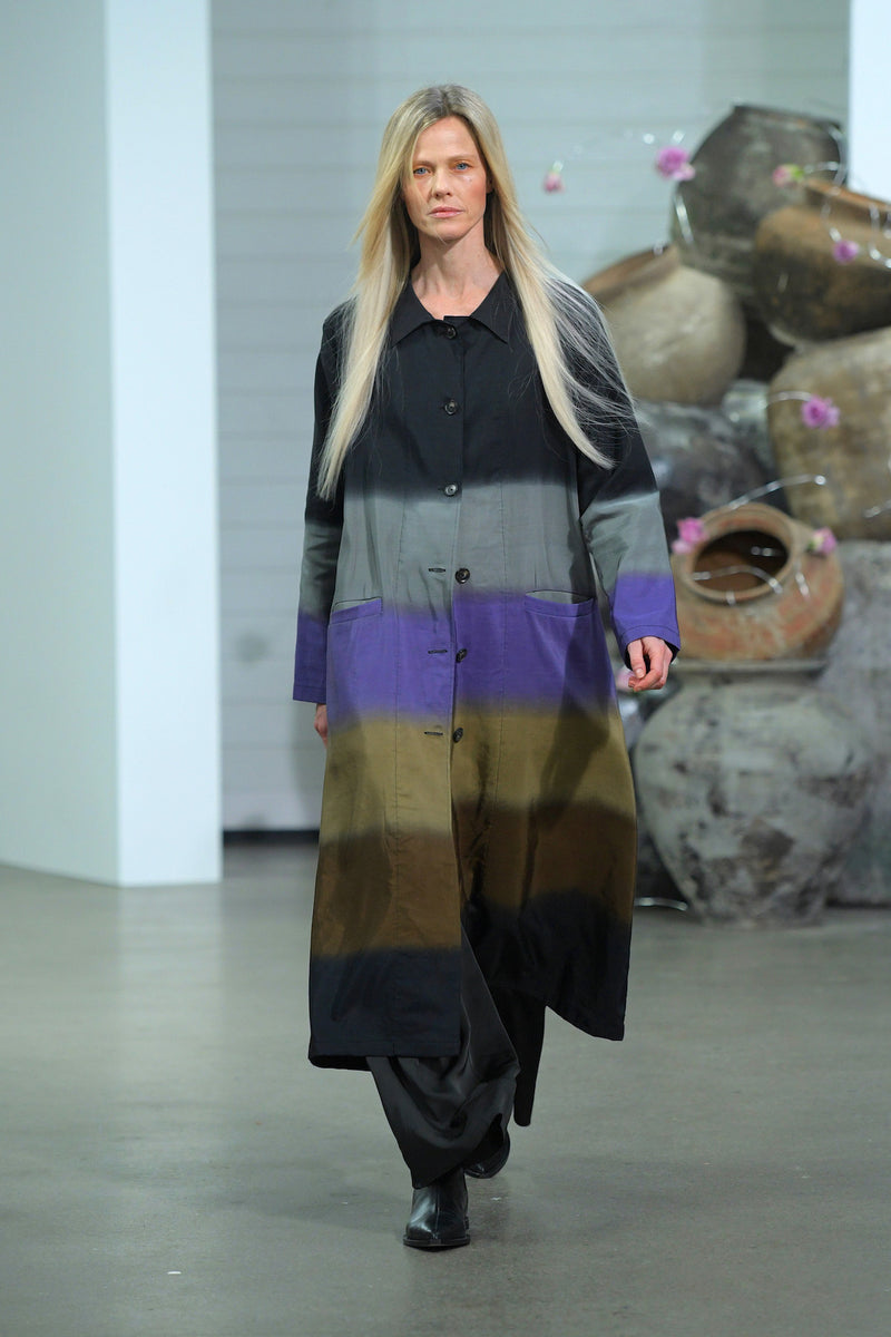 Celine - Ribbon line coat PURPLE XS  5 - Rabens Saloner