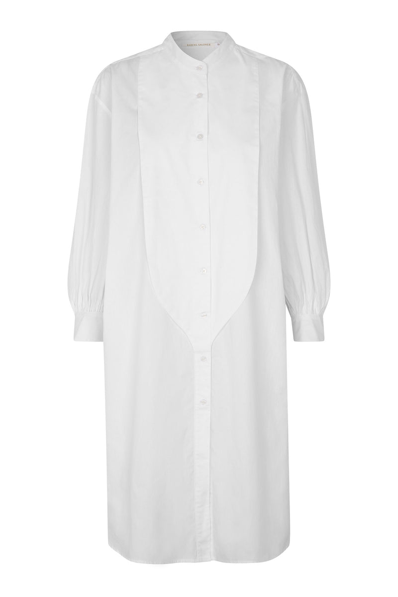 Calya - Monogram os shirt dress White XS/S  7 - Rabens Saloner
