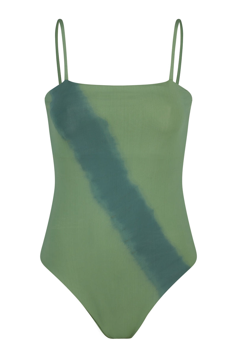 Isolde - Stream swimsuit Olive combo XS  4 - Rabens Saloner